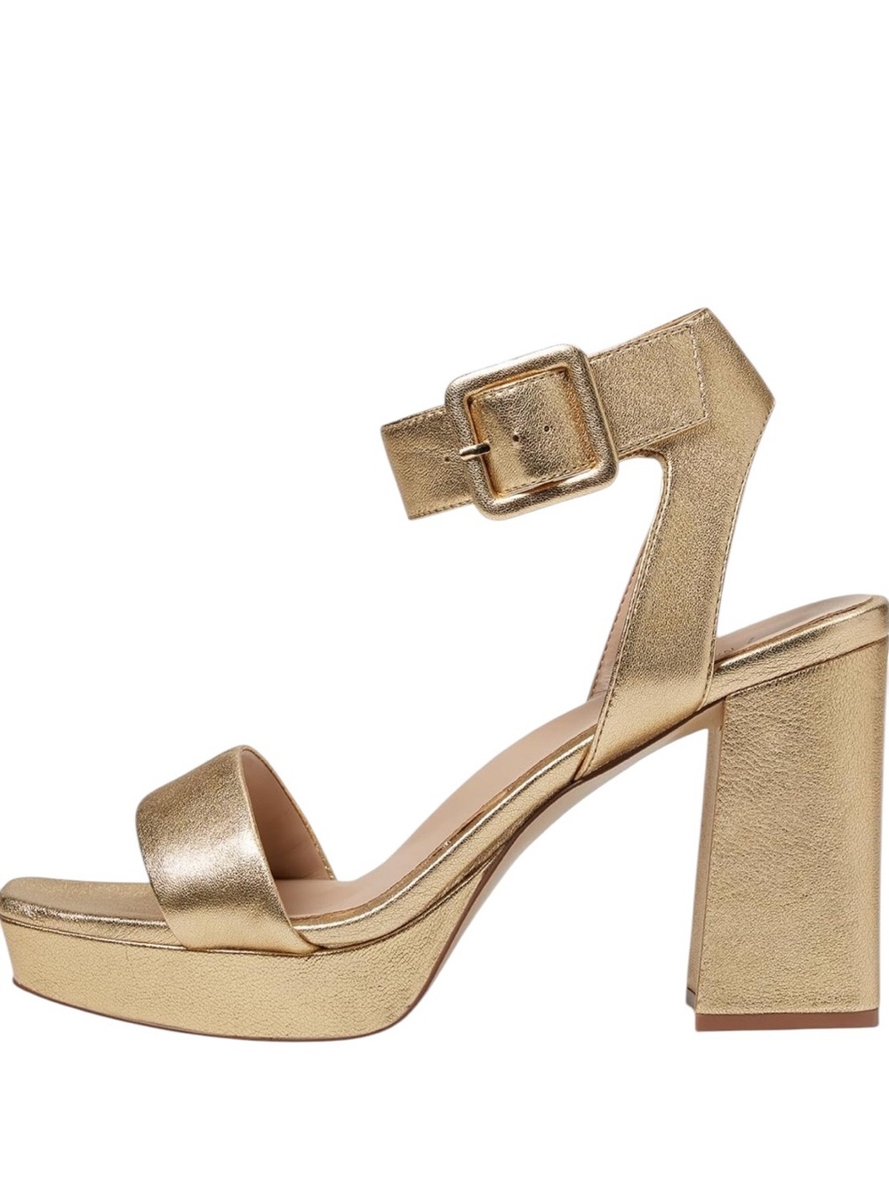 Naturalizer 24/7 Jaselle Heeled Platform Block Heel Dress Sandals Ankle Buckle